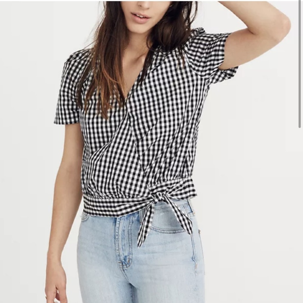 Madewell Gingham Top